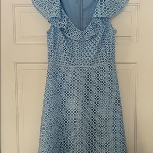 Draper James Blue Eyelet dress